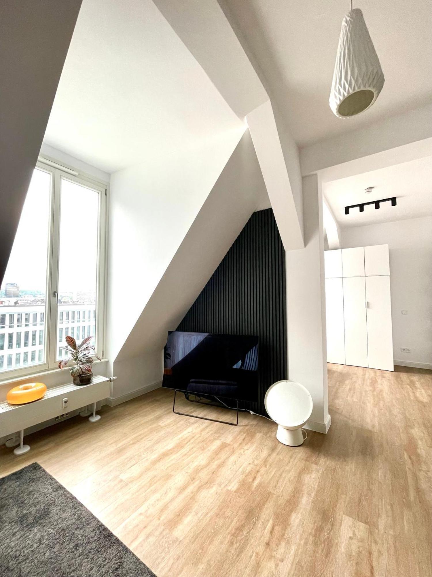 Super Zentrales Design-Apartment Wiesbaden Bagian luar foto