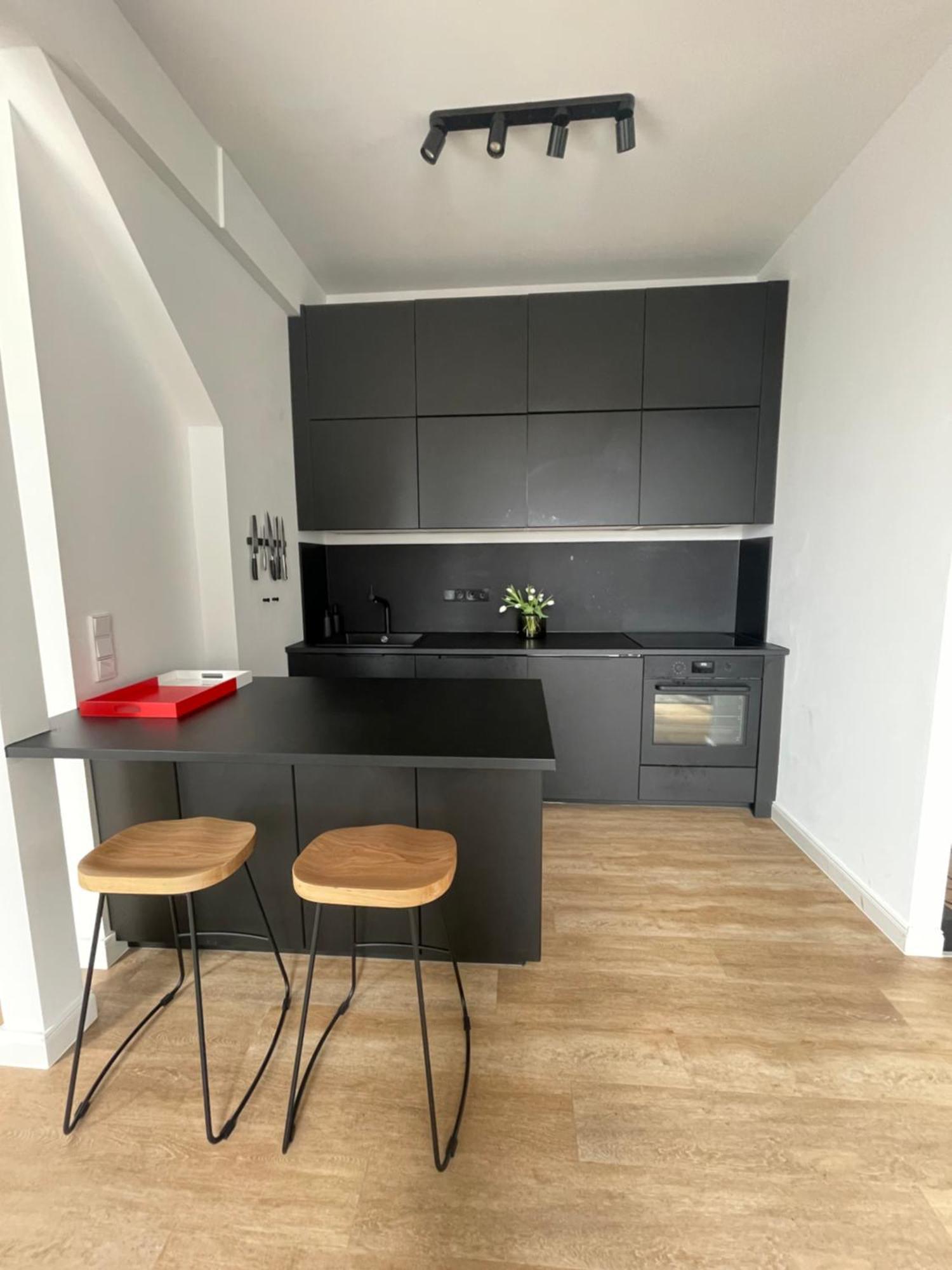 Super Zentrales Design-Apartment Wiesbaden Bagian luar foto